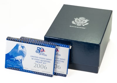 Twelve (12) US Mint 50 State Quarters Proof Sets