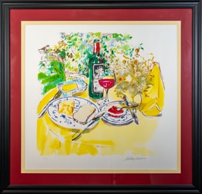 Leroy Neiman (American, 1921-2012) Serigraph on Paper, "Sun Drenched Table"