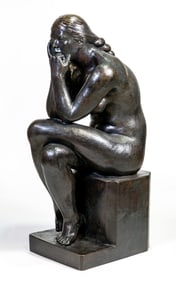 Felipe Castaneda (Mexican, b. 1933) Large Patinated Bronze