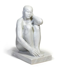 Felipe Castañeda (Mexican, b.1933) Carved Marble