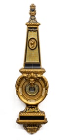 Vintage Florentine Rococo Wall Barometer