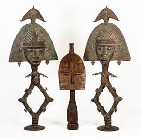 Three African Kota Reliquaries from Gabon