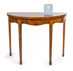 Baker Woburn Abbey Mahogany inlaid Games Table