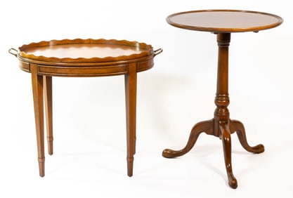 Two Kittinger Buffalo Tables
