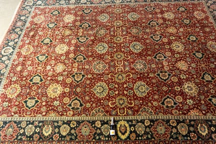 Hand Knotted Tabriz Style Large Room Size Rug
