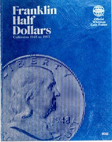 Blue Book of Thirty-Five (35) Franklin Half Dollars