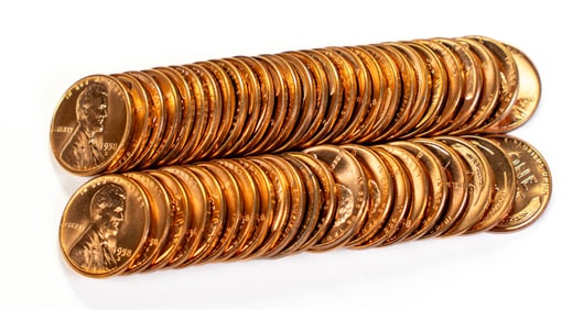Fifty (50) 1958 D Wheat Pennies Errors All Au