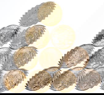 Ten (10) Liberty Peace Dollars: Ten (10) Liberty Peace Dollars: two (2) 1922 S, four(4) 1922, 1923, two(2) 1924, 1926 D.