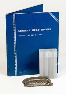 One Hundred Forty-One (141) Liberty Head V Nickels: One Hundred Forty-One (141) Liberty Head V Nickels. The nickels in blue book are correct dates, the 120 loose nickels are unchecked.