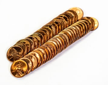 Fifty (50) Mixed Date Wheat Penny Errors AU