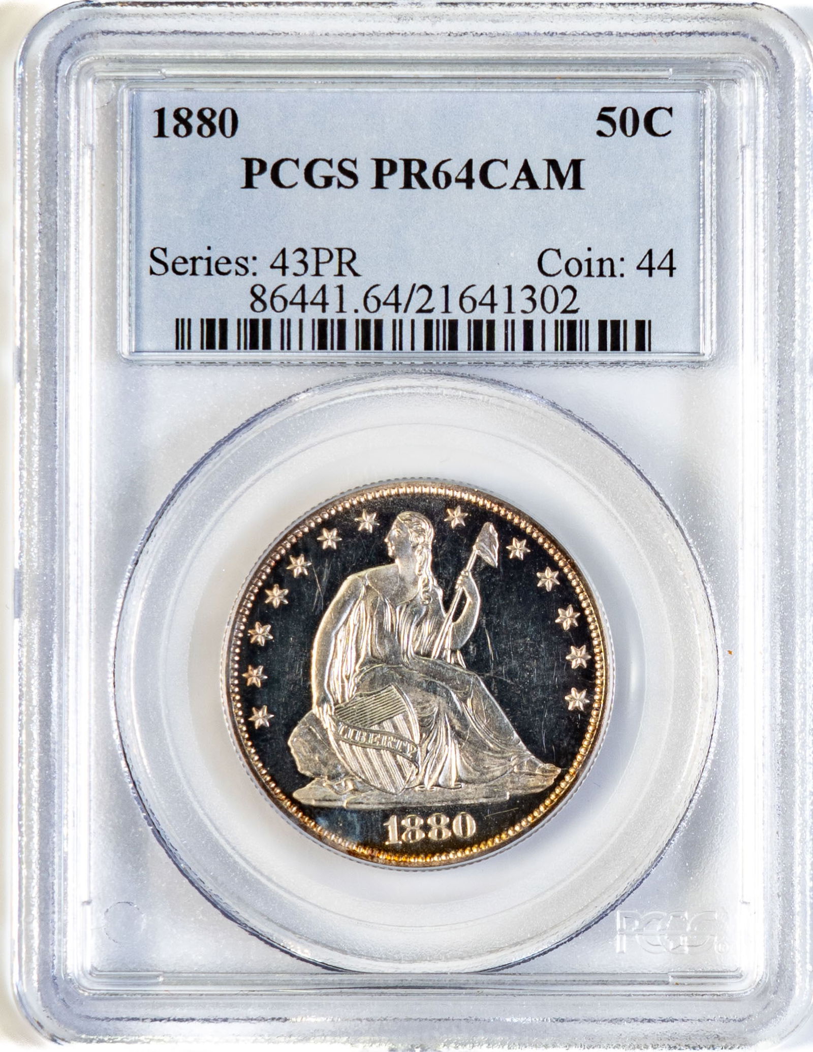 1880 Seated Liberty Half Dollar PCGS PR64CAM (1 of 2)