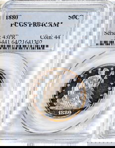 1880 Seated Liberty Half Dollar PCGS PR64CAM