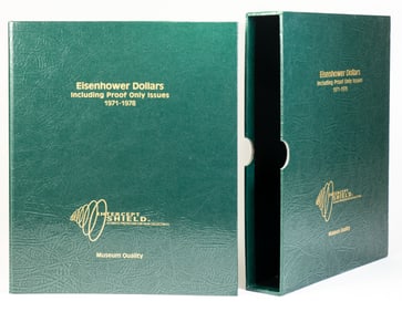Eisenhower Dollars Including Proof Only Issues Complete Album