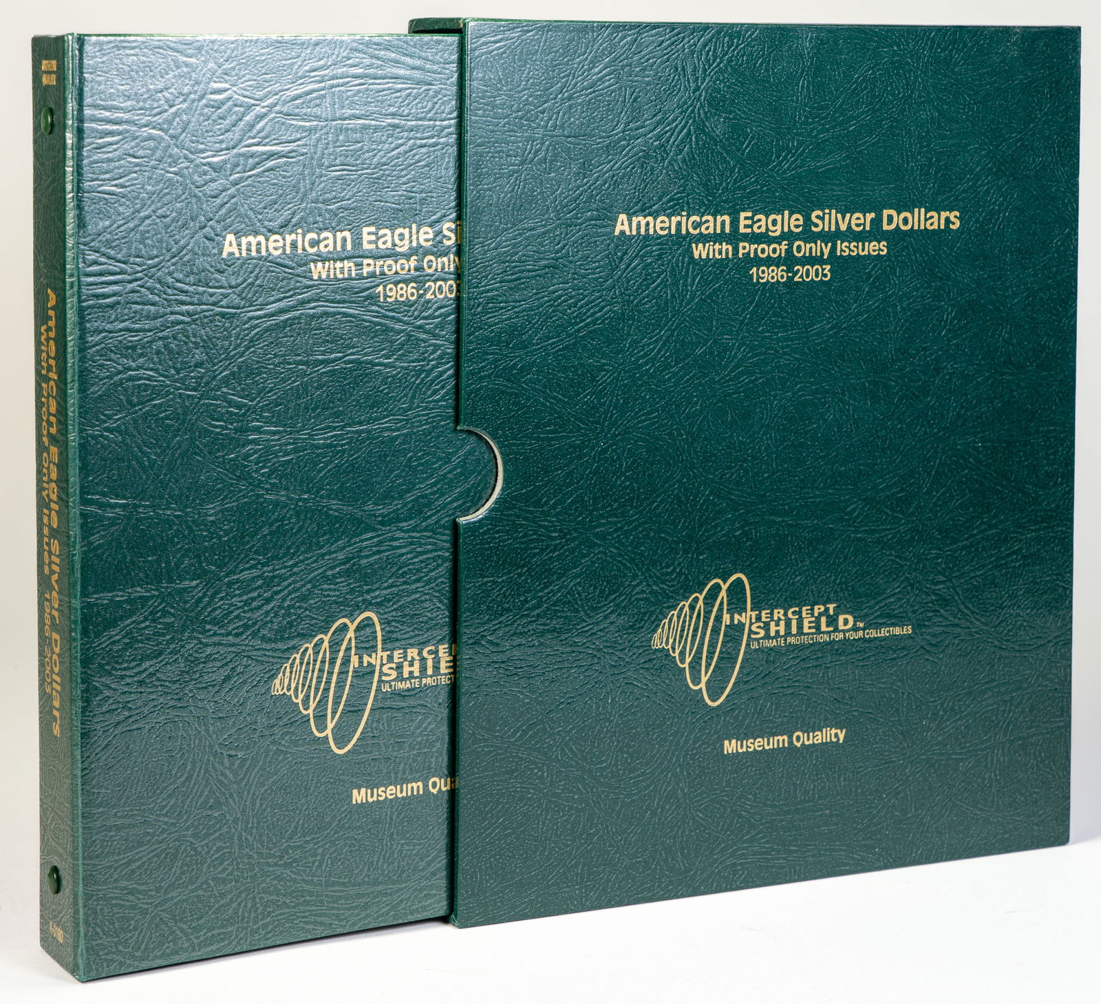 FULL ALBUM American Eagle Silver Dollars With Proof Only Issues 1986-2003 (1 of 7)