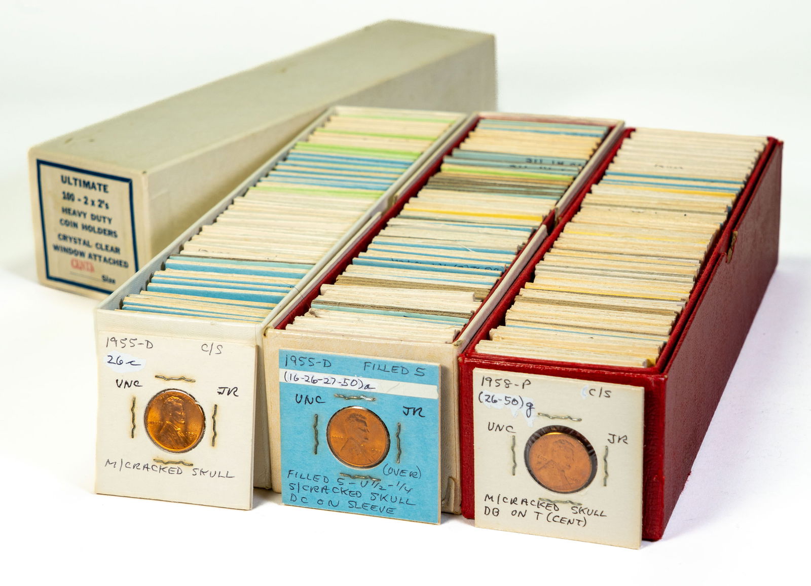 Two Hundred Twenty-One (221) Wheat Pennies ERRORS (1 of 4)