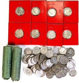 Two Hundred Eight (208) Silver Roosevelt Dimes $20.80 Face Value