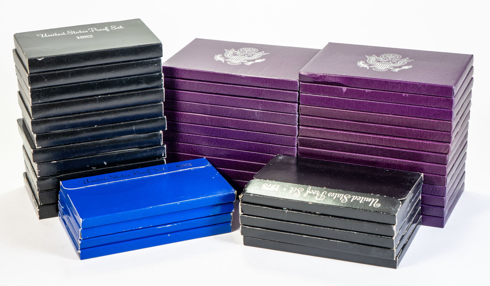 Forty-Five (45) US Proof Sets Mixed Dates (1 of 7)