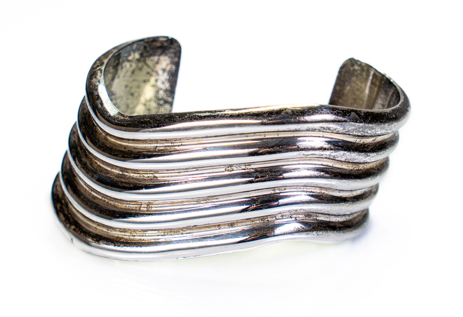 Vintage Taxco Sterling Silver Cuff (1 of 5)