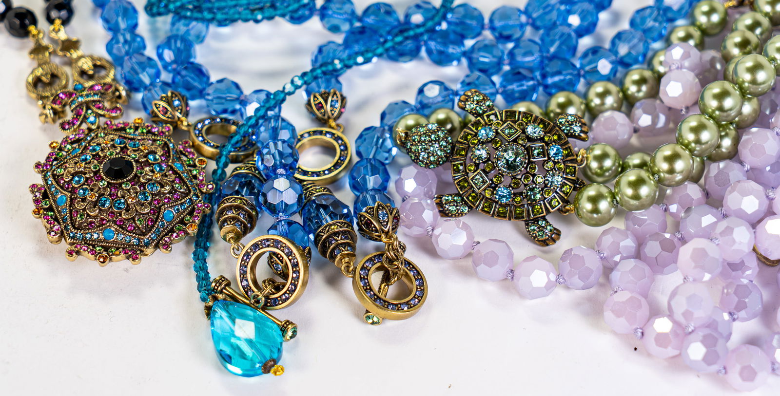 Six (6) Heidi Daus Costume Necklaces (1 of 8)