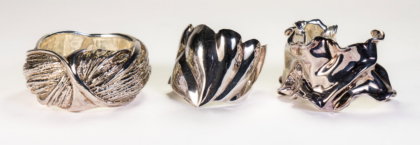 Three (3) Sterling Silver Bracelets (1 of 7)