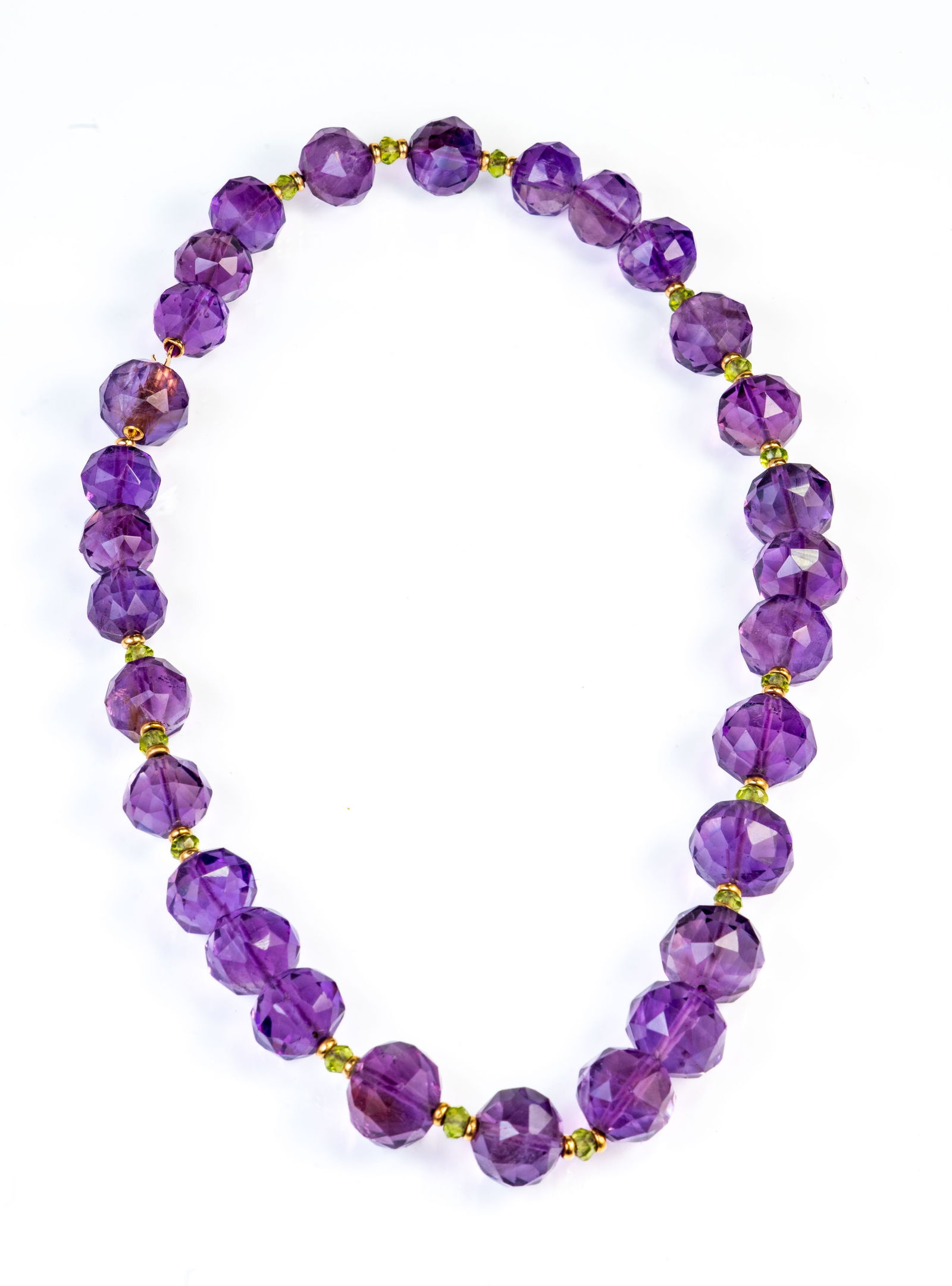 Amethyst Beads Necklace (1 of 2)