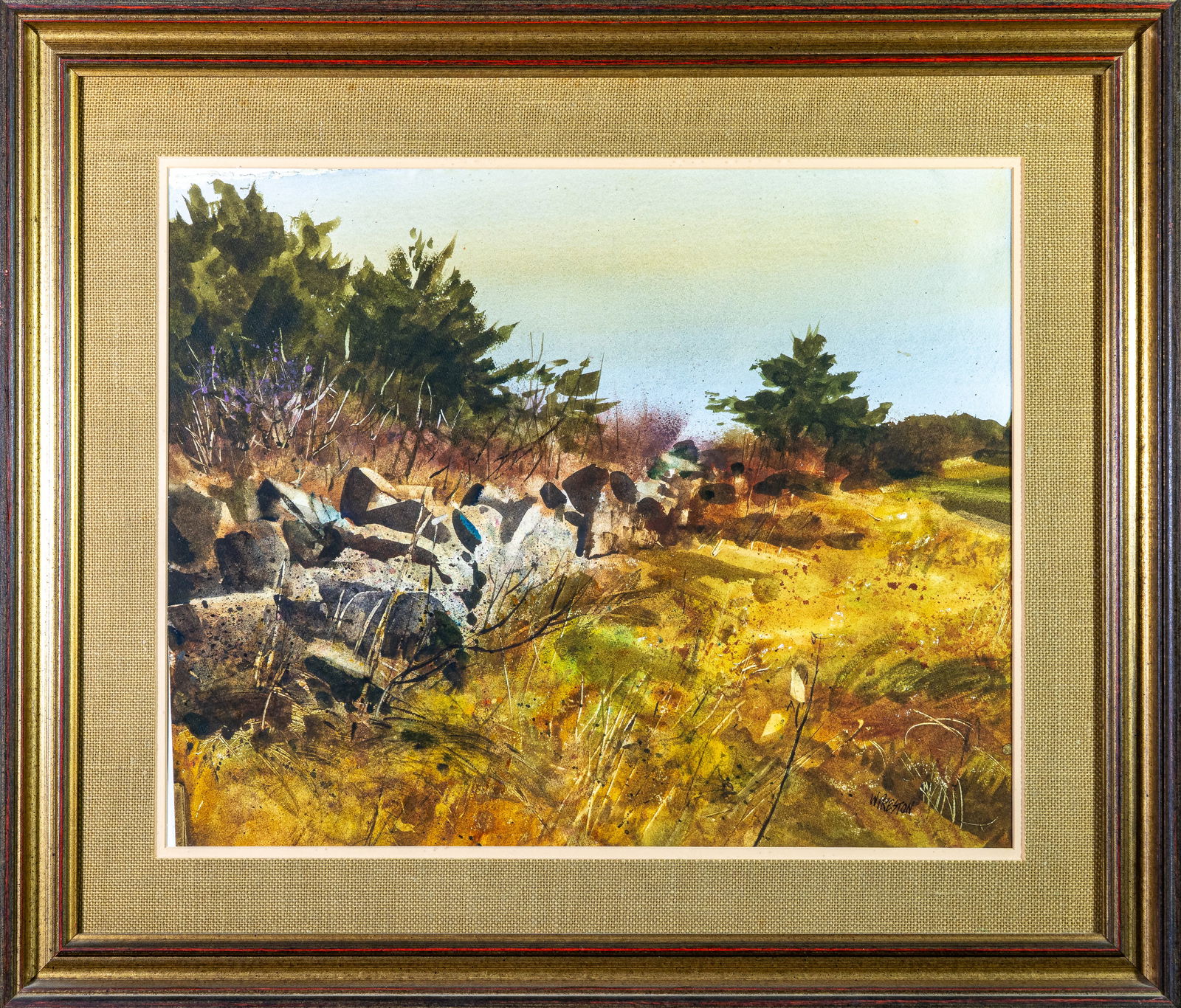 William Preston (American, 1930-2015) Watercolor (1 of 8)