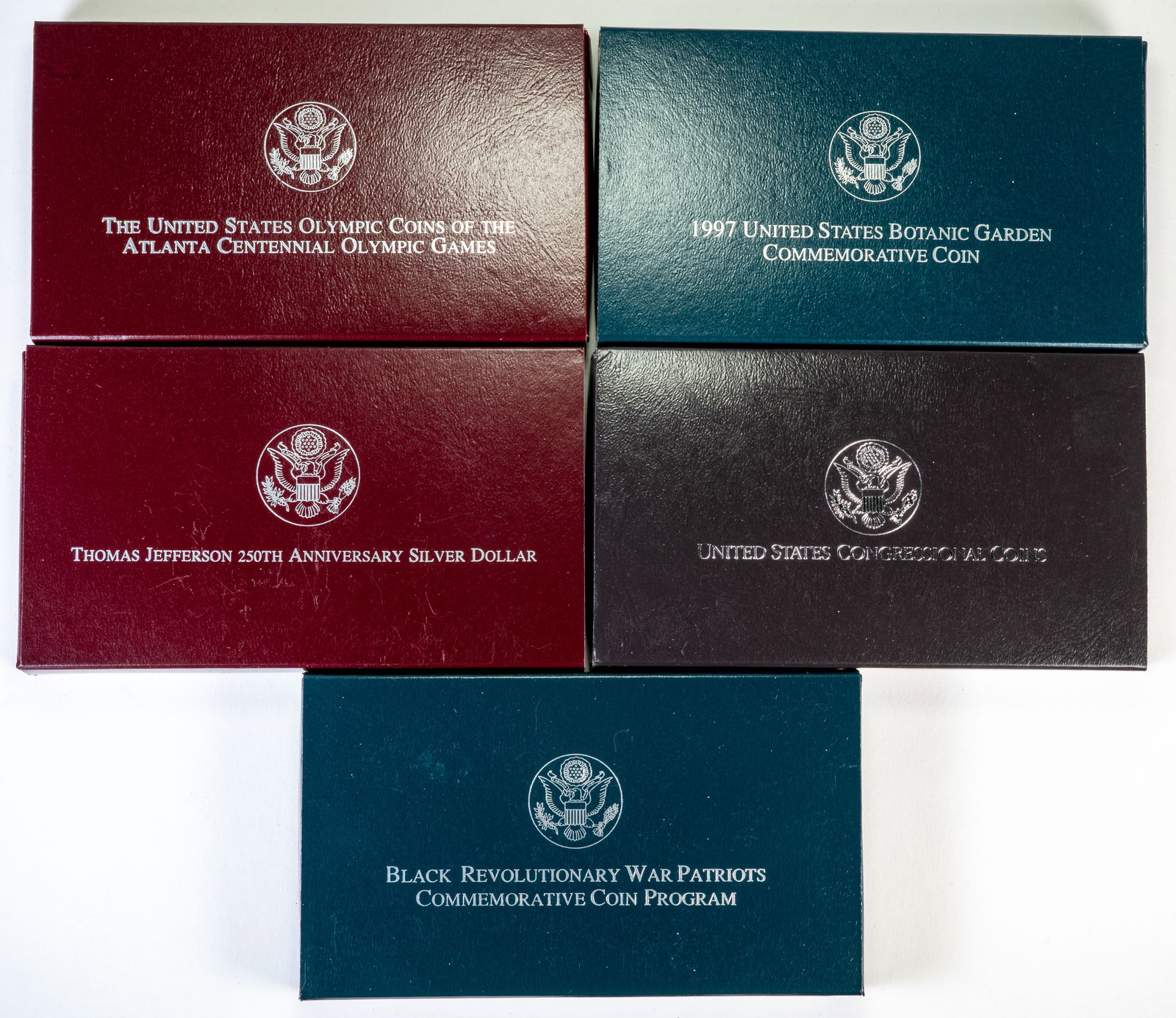 Five (5) US Commemorative Silver Dollars - 7