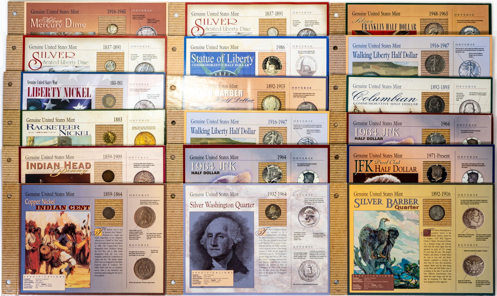 Eighteen (18) Mixed US Silver & Mixed Coins (1 of 20)