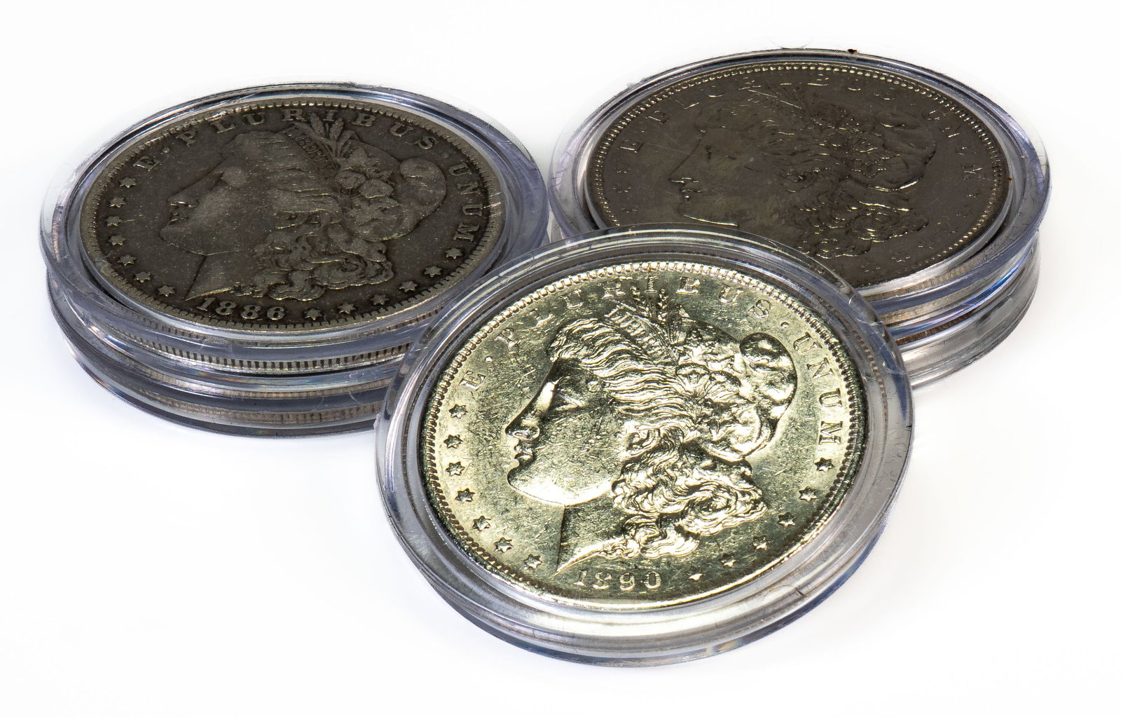 Five (5) Morgan Silver Dollars - 4