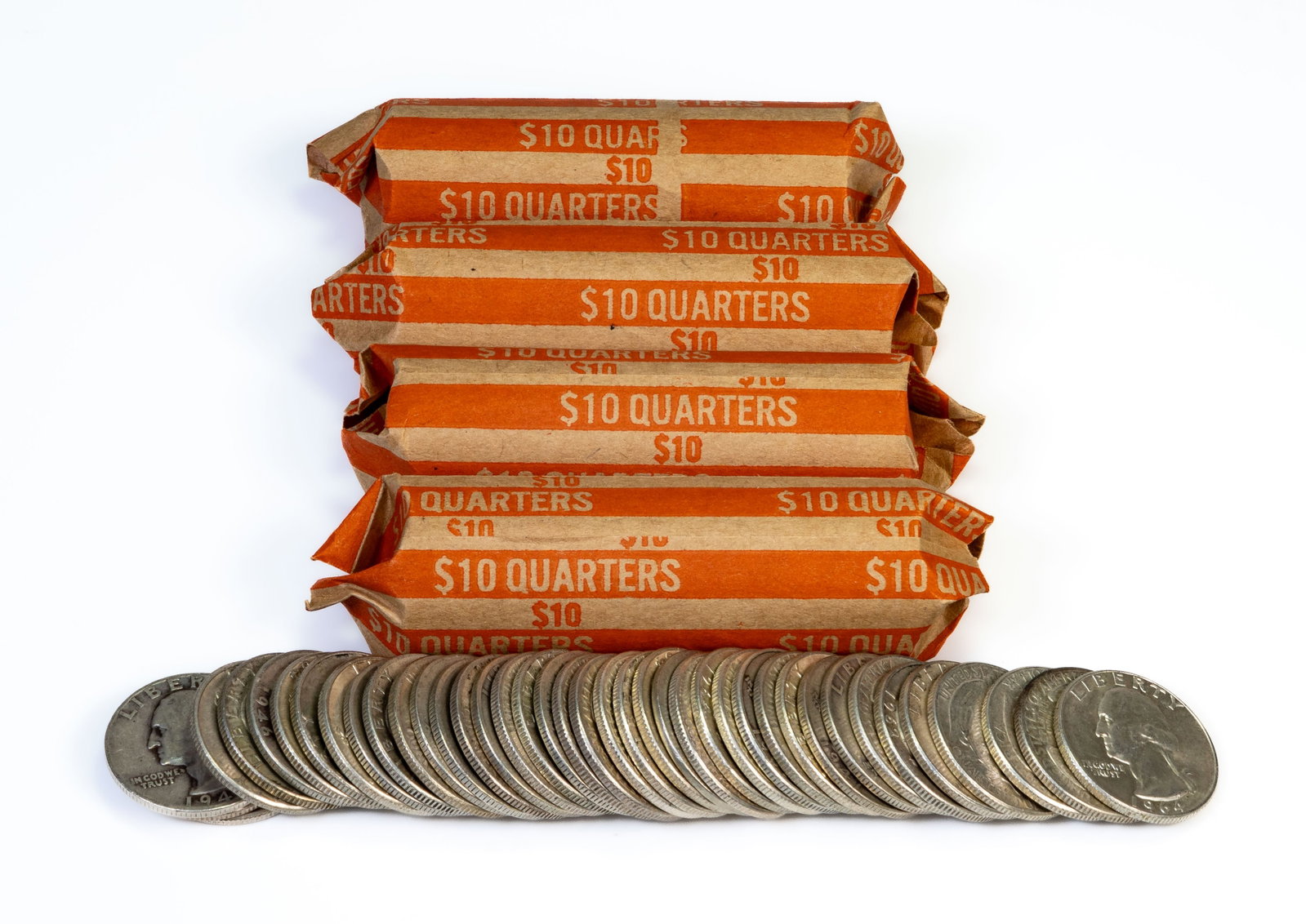 Two Hundred (200) Washington Quarters (1 of 3)