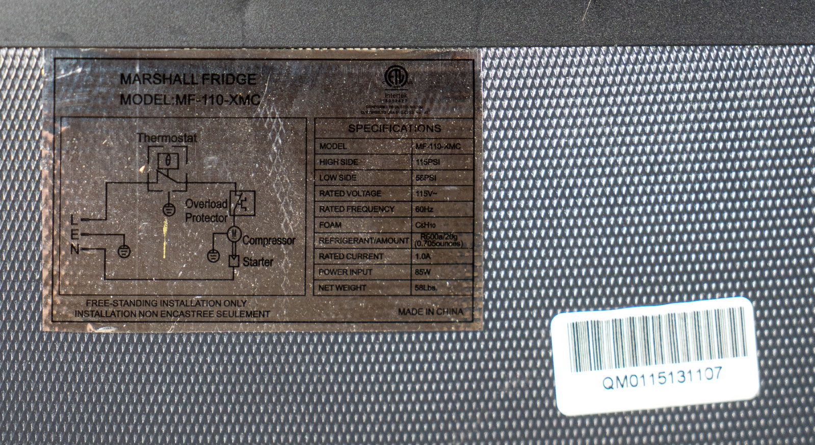 Marshall Amp Mini Refrigerator - 7