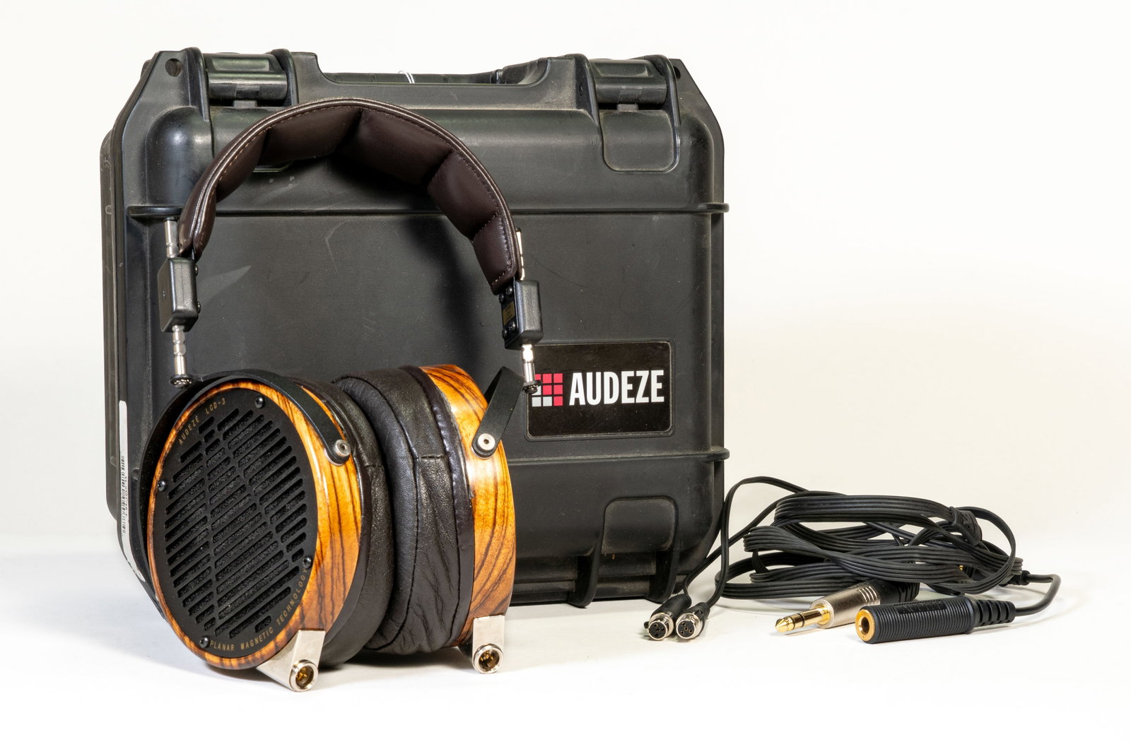 Audeze LCD-3 Headphones in Zebrawood (1 of 7)
