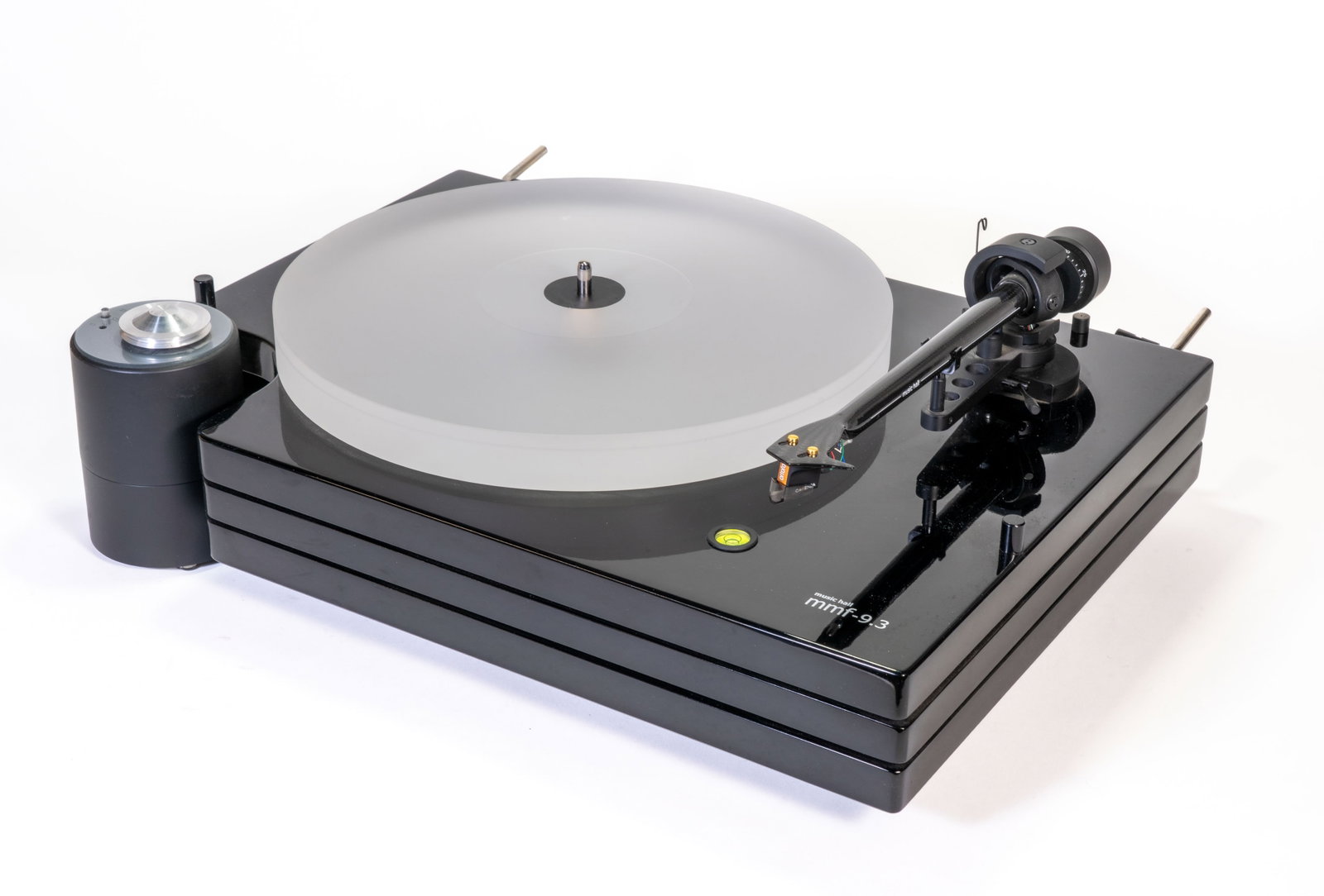 Music Hall mmf-9.3 Turntable with Ortofon Cadenza Bronze Cartridge: Music Hall mmf-9.3 Turntable with Ortofon MC Cadenza Bronze cartridge. Please note: does not include original drive belt. Manufacturer's Description: Product Highlights: Triple-plinth construction