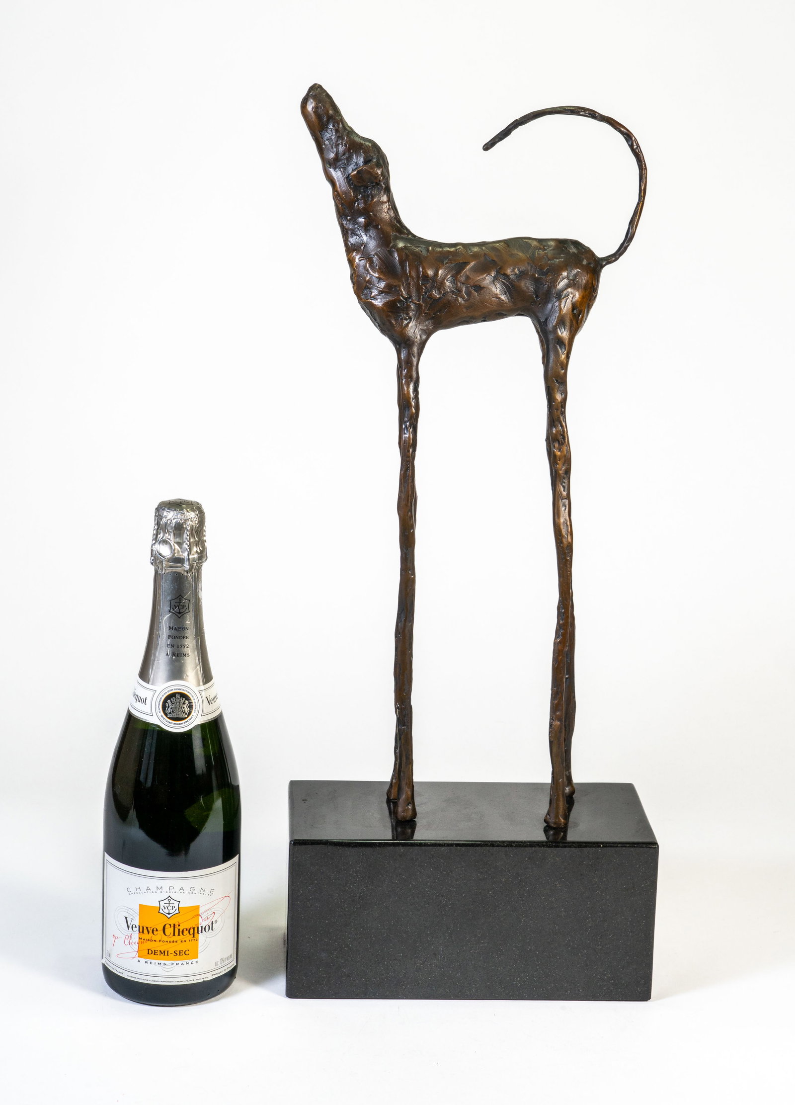 Jim Budish (American, b. 1953) Bronze Dog "Zoe" - 2