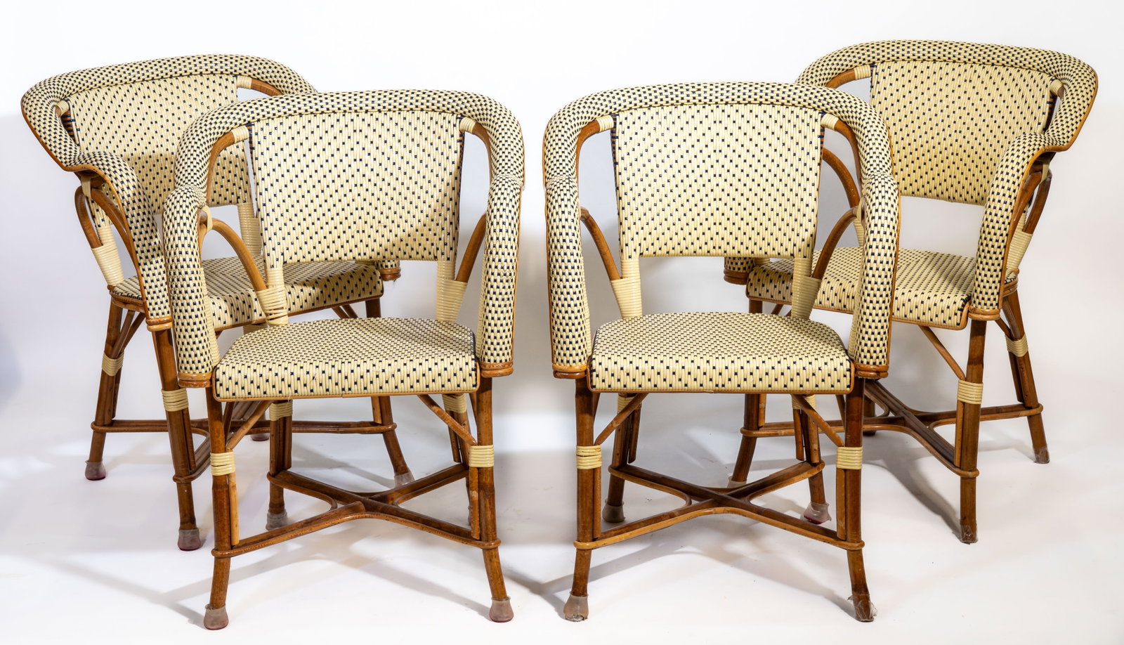 Set of Four (4) Maison Drucker Cafe Chairs (1 of 10)