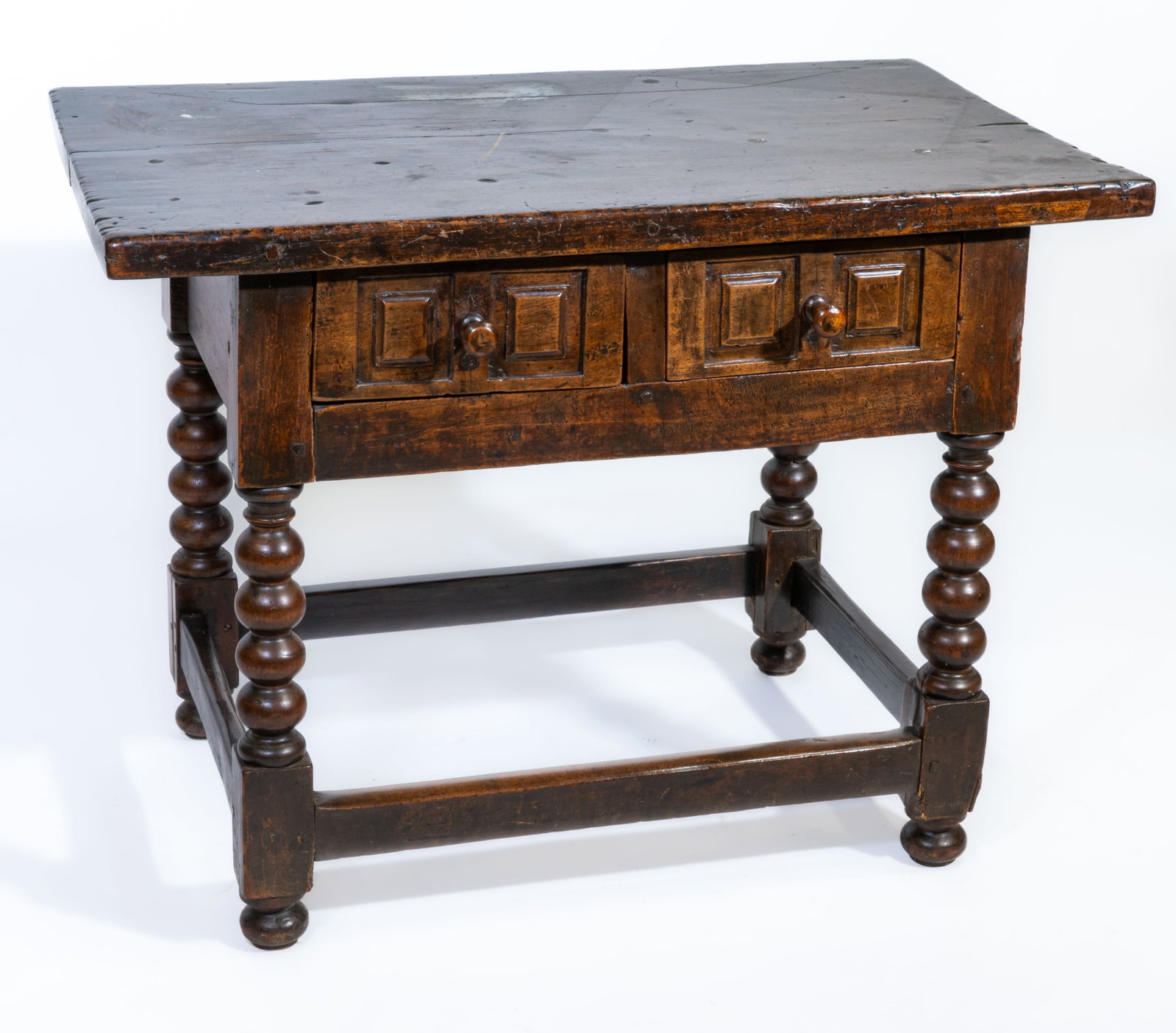 17th/18th C Spanish Walnut Low Table (1 of 16)