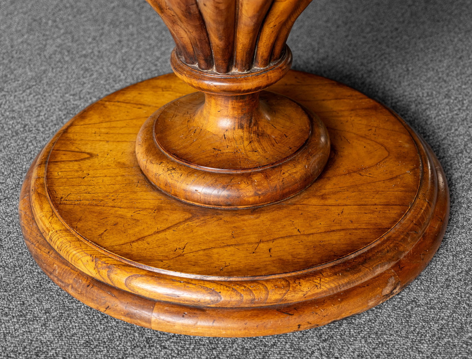 Regency Style Carved Walnut Dining Table - 11