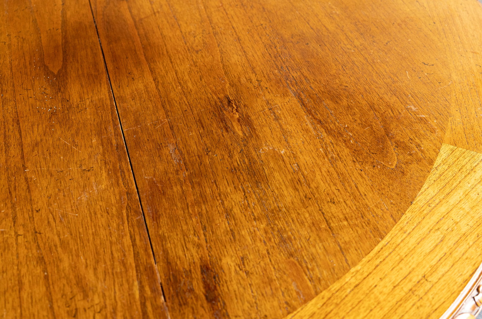 Regency Style Carved Walnut Dining Table - 7