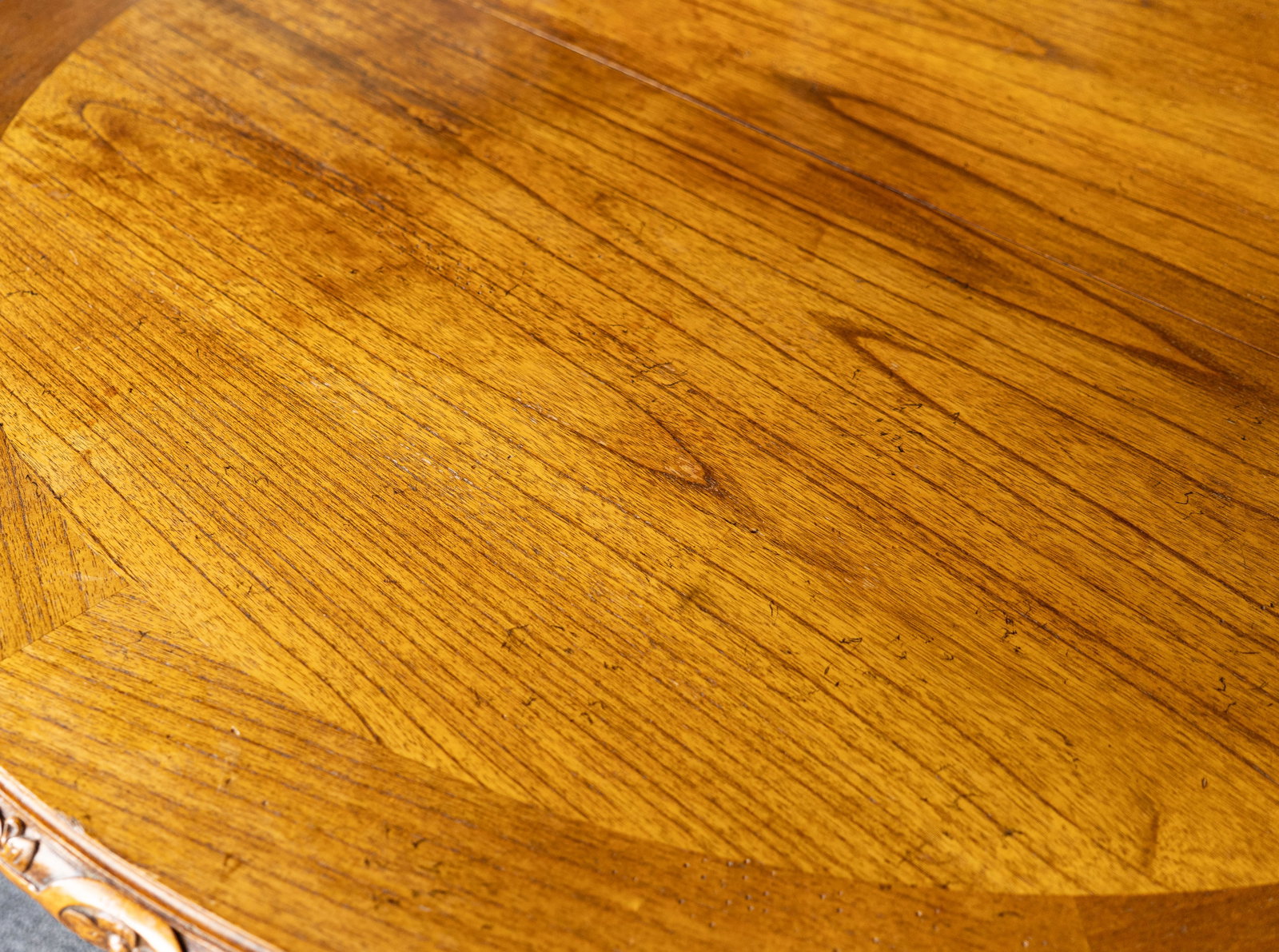 Regency Style Carved Walnut Dining Table - 8