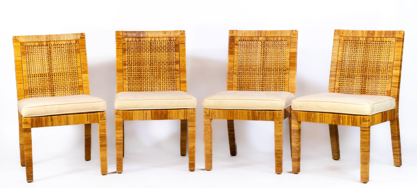 Four (4) Bielecky Brothers Rattan and Cane Side Chairs (1 of 13)