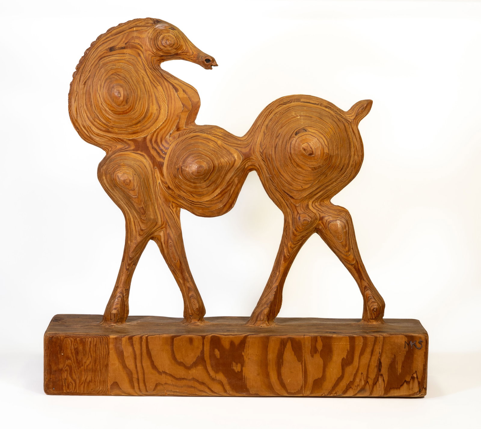 Wooden Horse Scupture, Manner of Hy Farber (1 of 10)