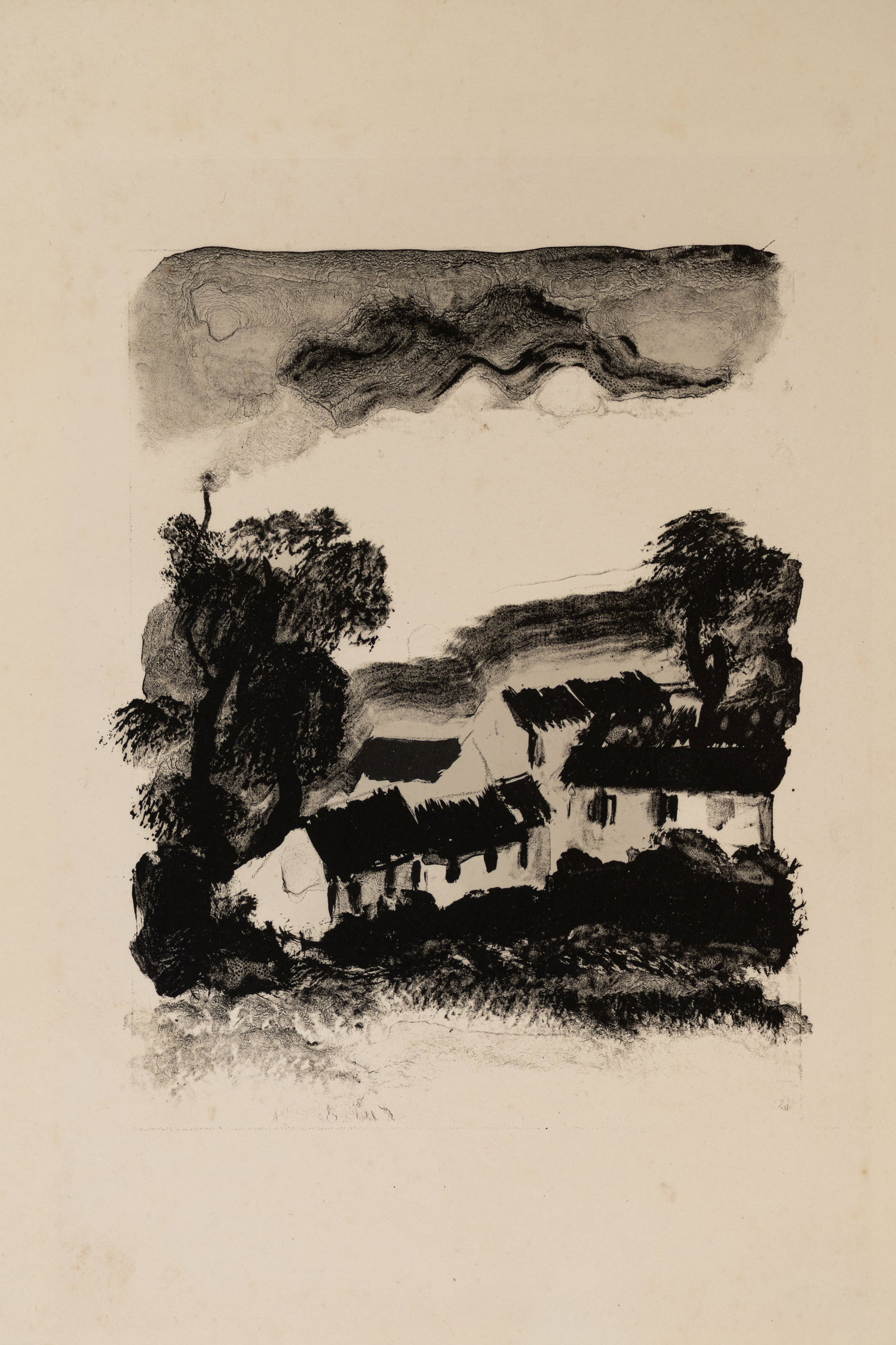 Maurice Vlaminck (French, 1876-1958) Les Hommes Abandonne (1 of 4)
