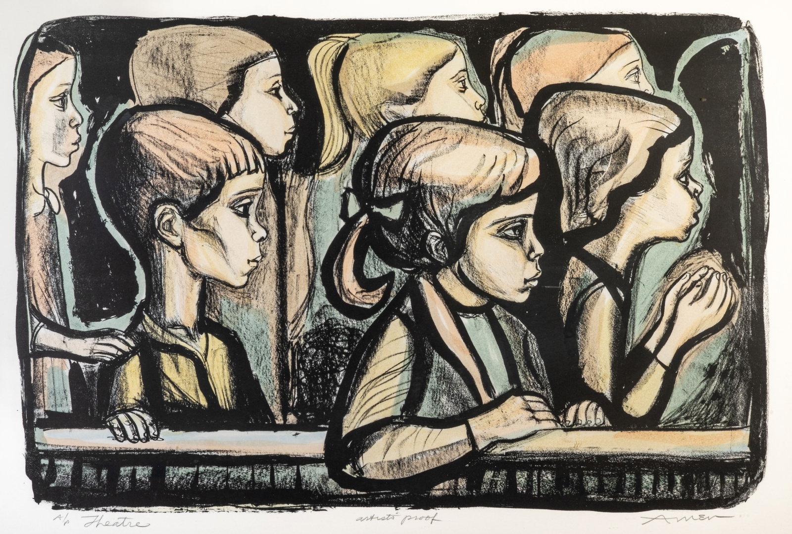 Irving Amen (American, 1918-2011) Two Works on Paper (1 of 10)