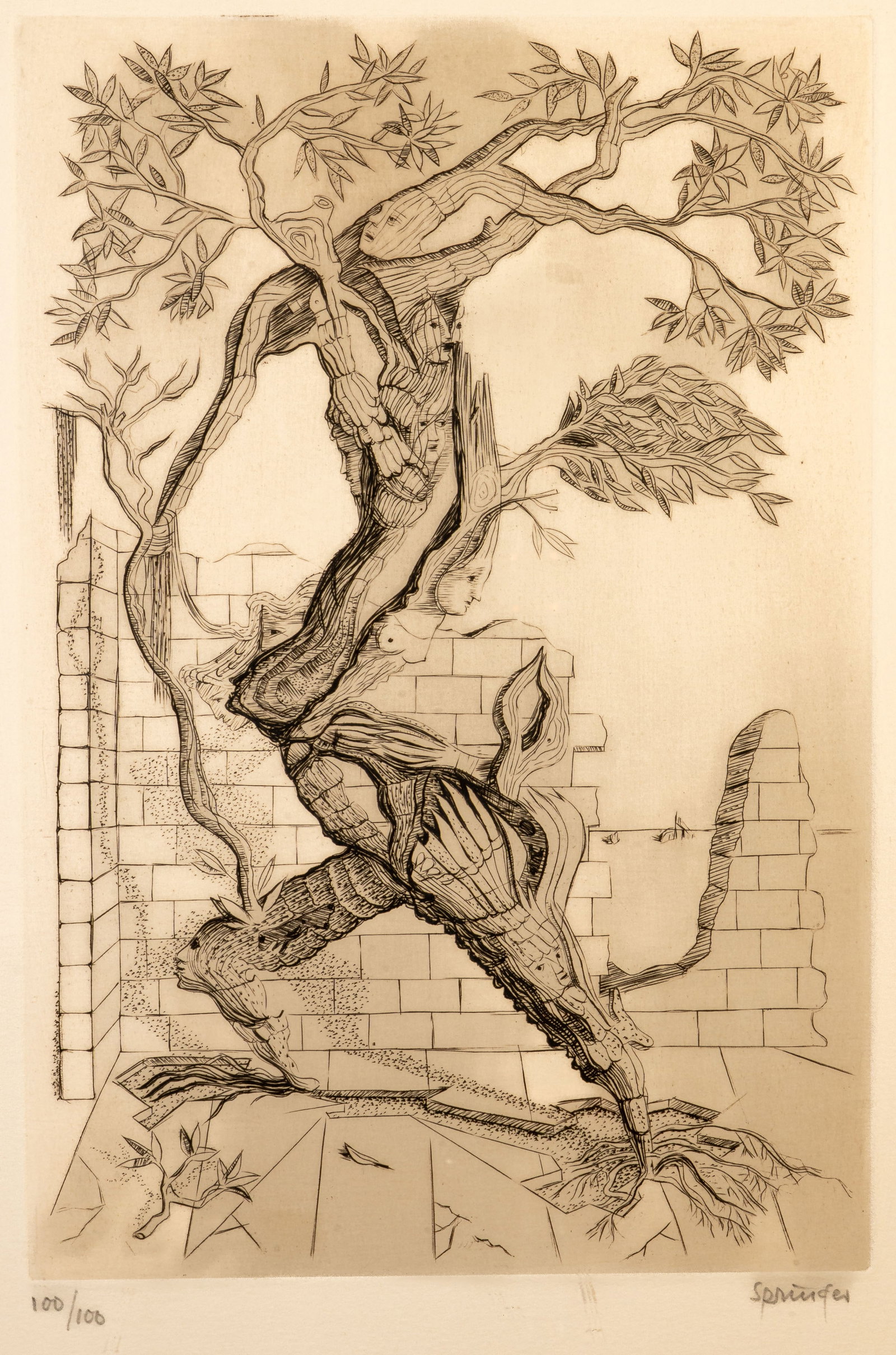 Ferdinand Springer (German, 1907-1998) L'Arbre (1 of 7)