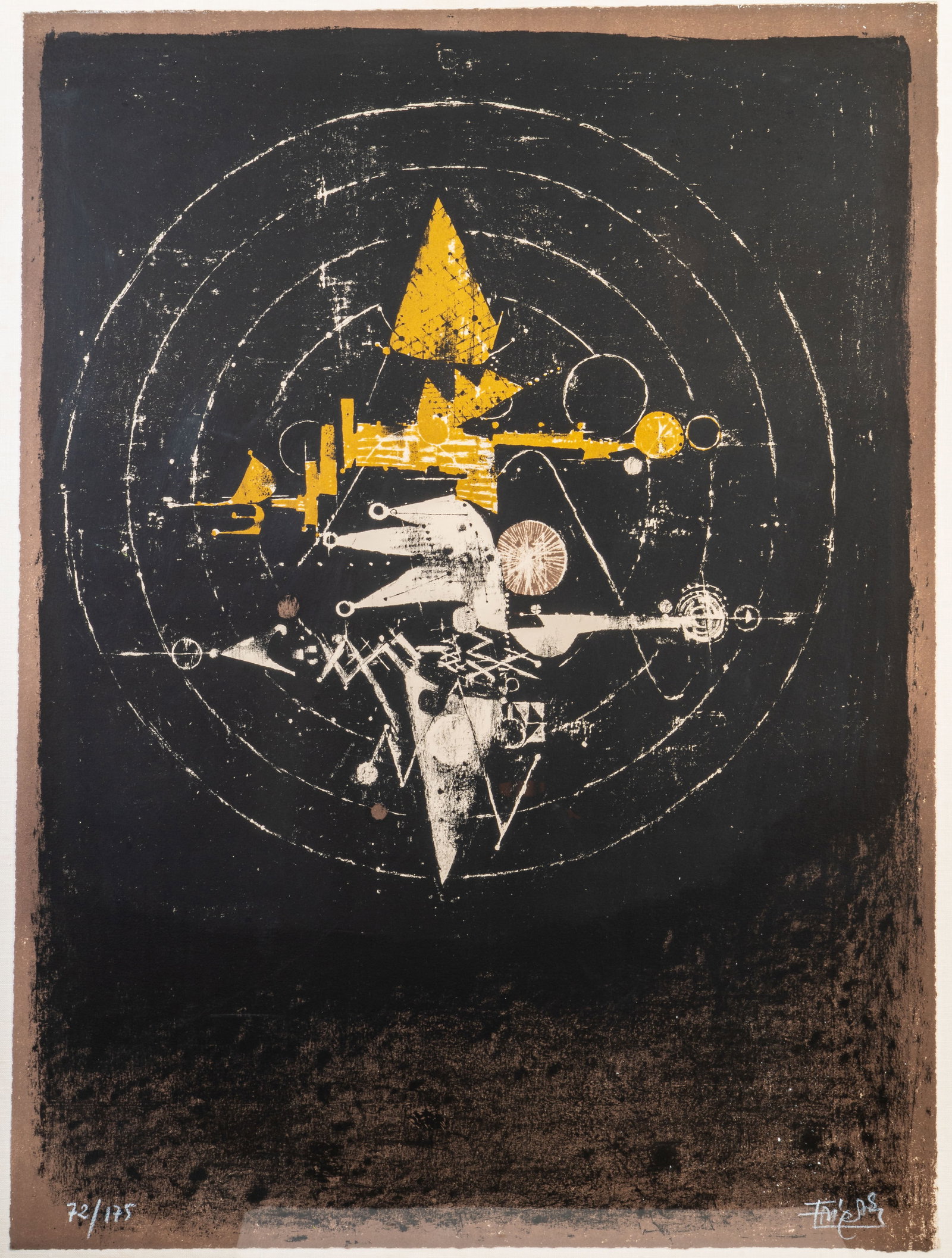 Johnny Friedlaender (German/French, 1912-1992) Two Works on Paper (1 of 12)