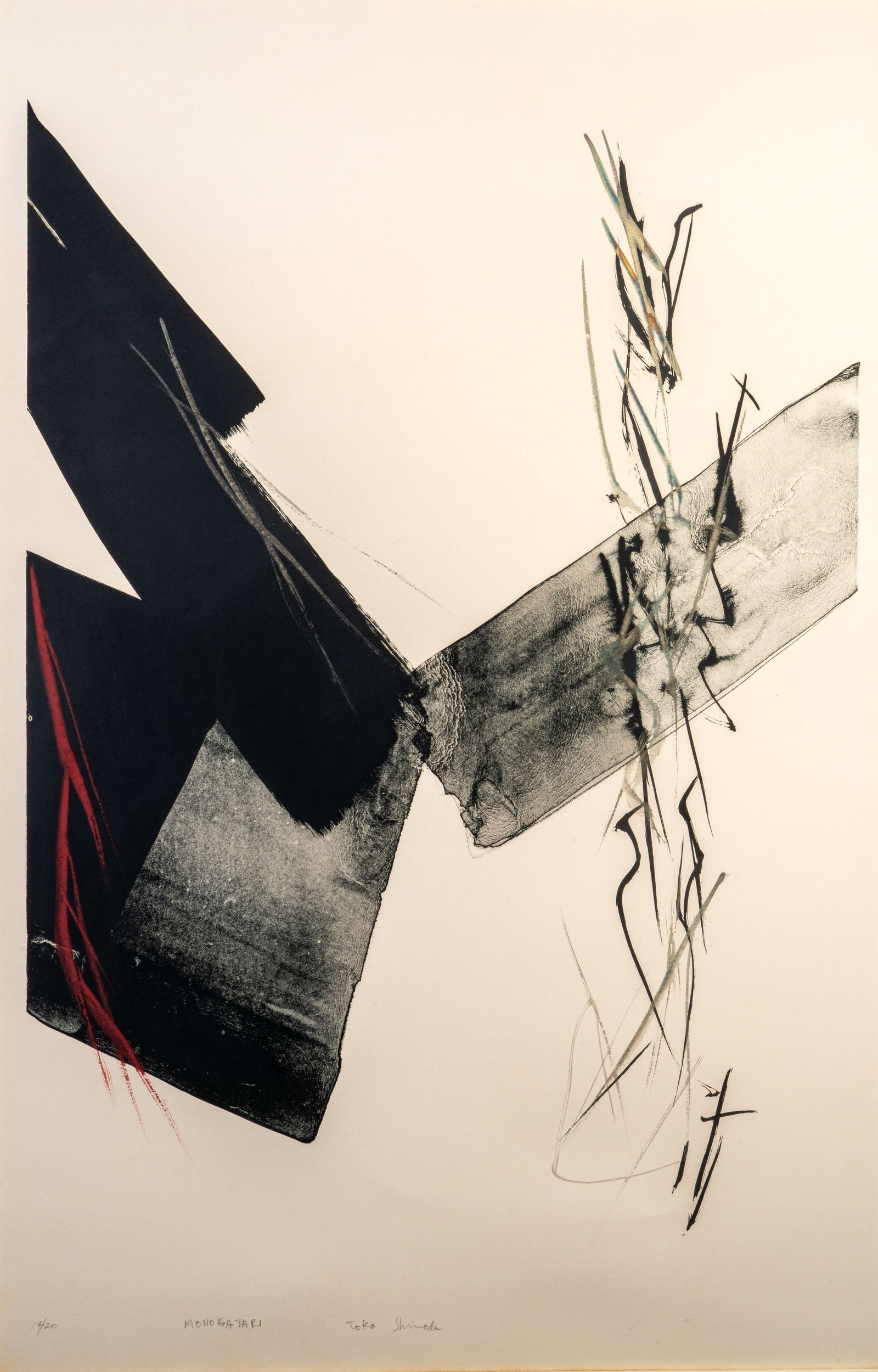 Toko Shinoda (Japanese, 1913-2021) Monogatari (1 of 5)