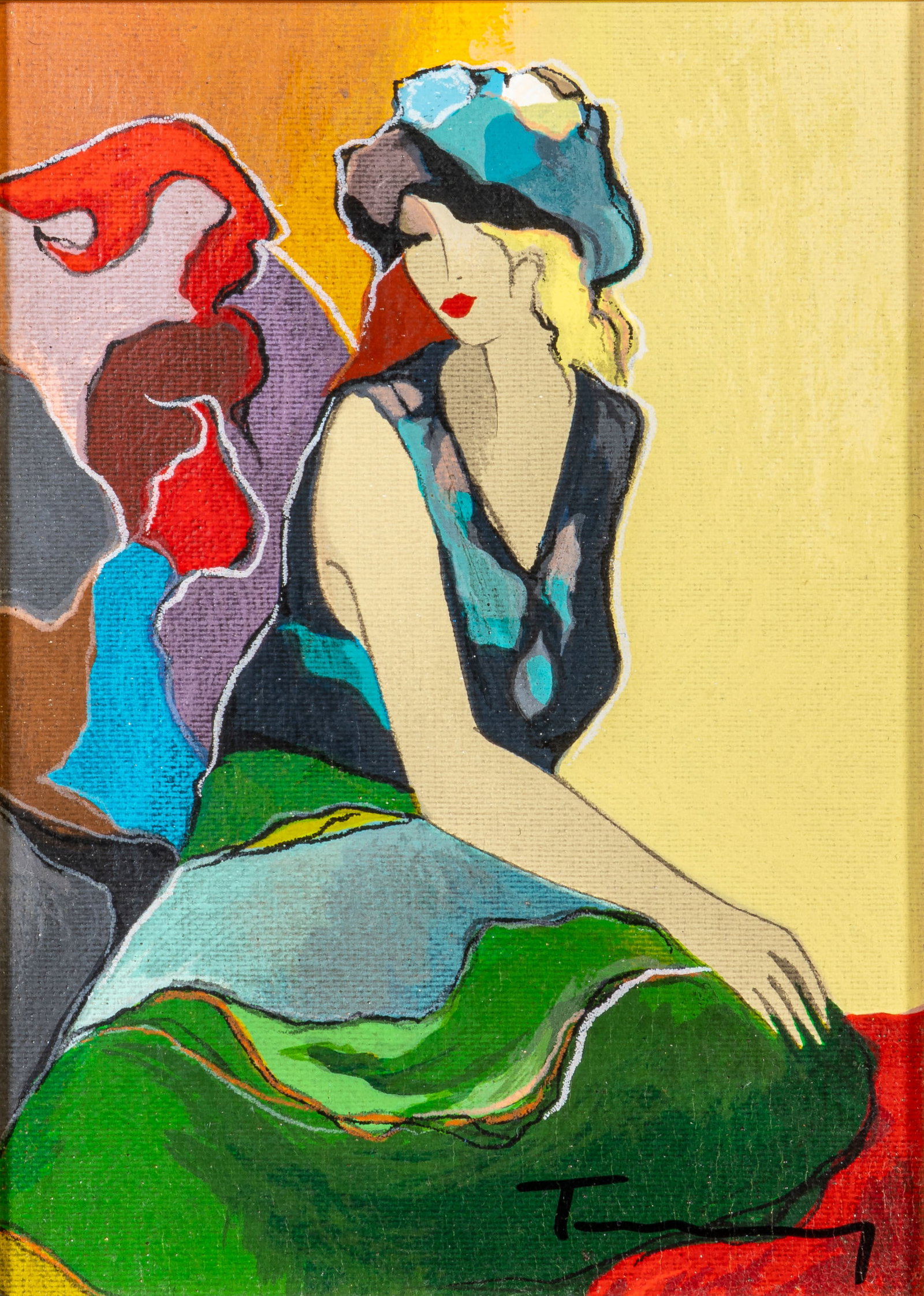 Itzchak Tarkay (Israeli, 1935-2012) Three Serigraphs (1 of 10)