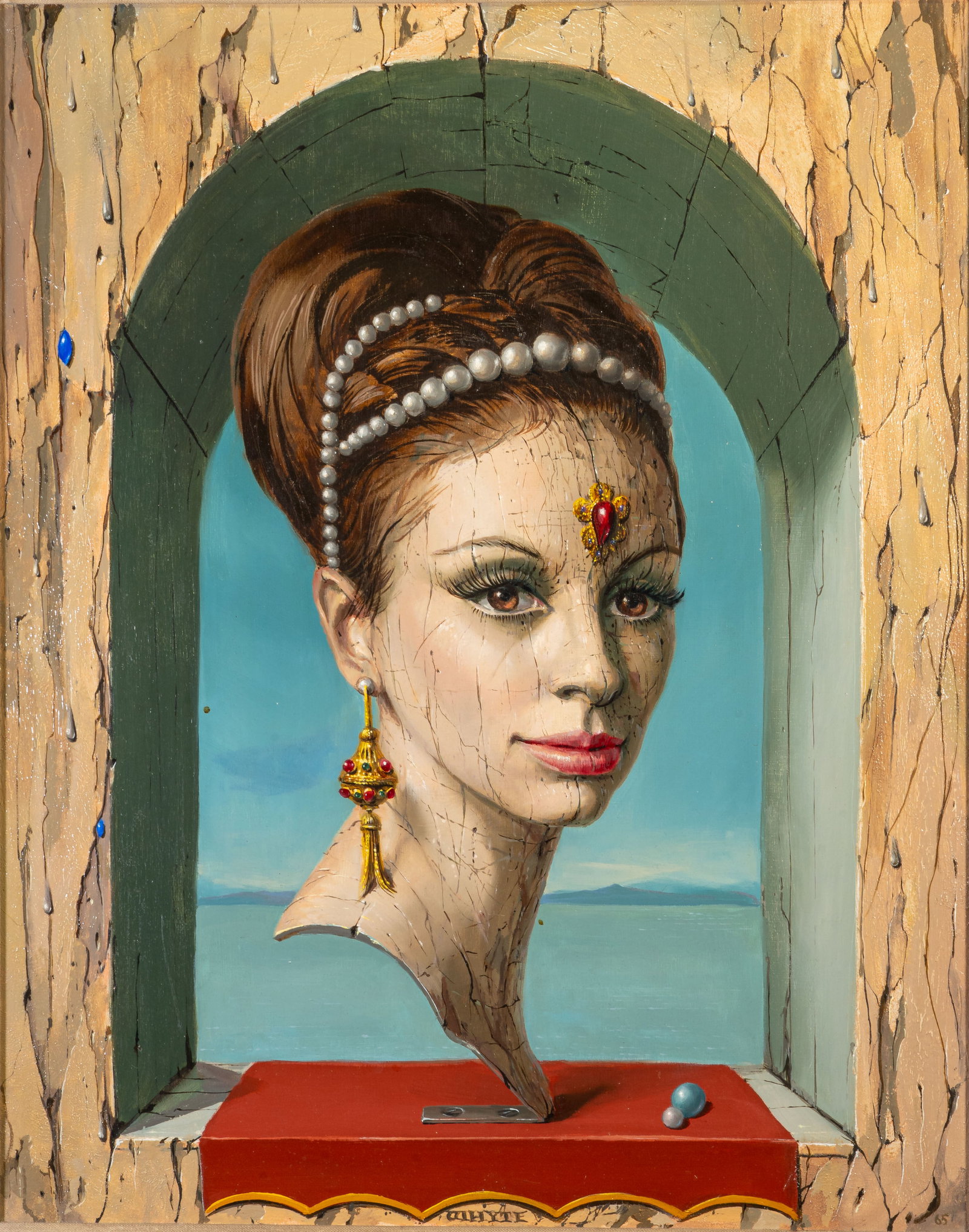 Raymond Whyte (American, 1923-2002) Oil Painting, Beauty Never Ending (1 of 7)
