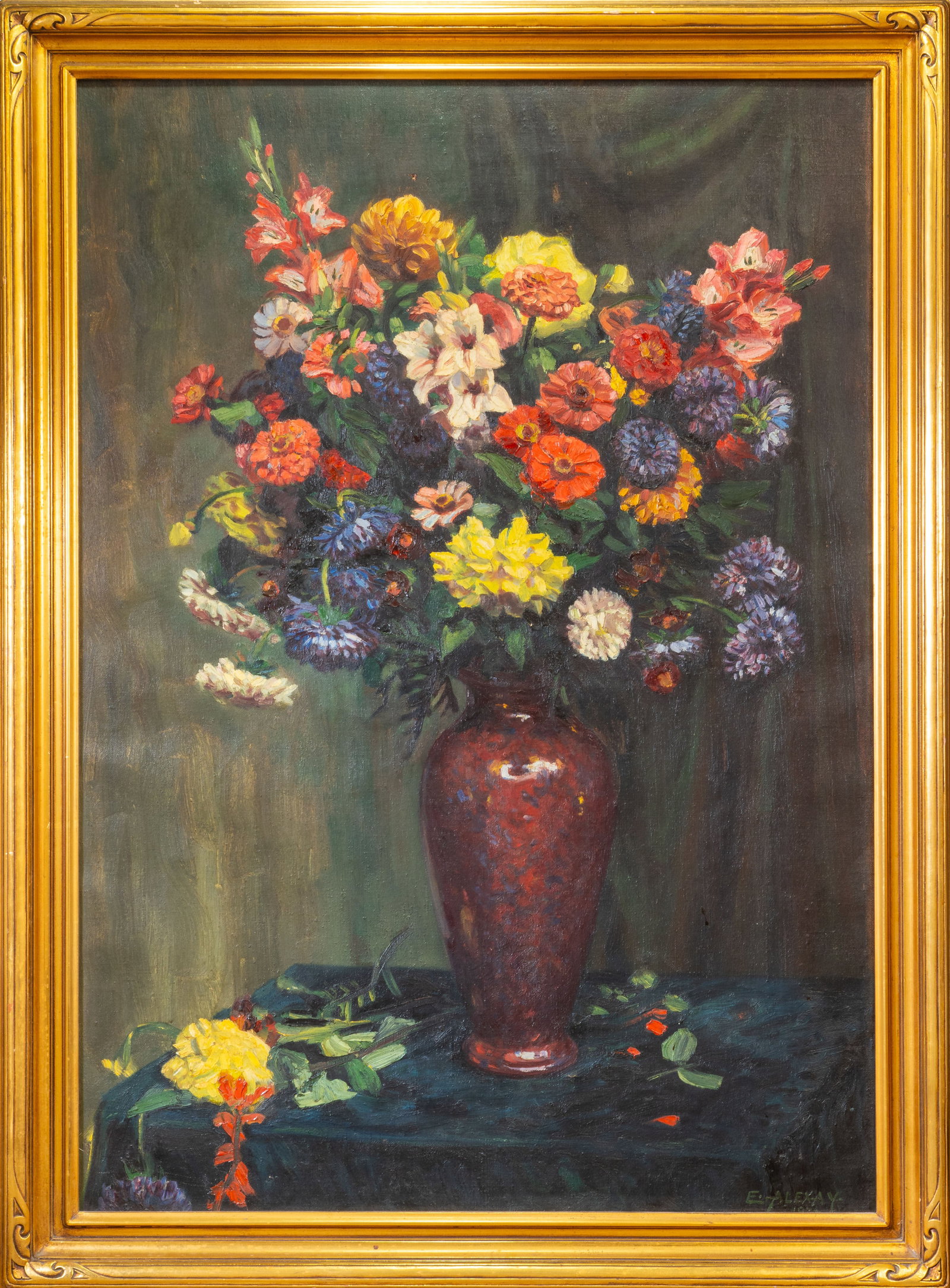 Emil Alexay Olexak (Slovakia, 1891-1941) Oil Painting (1 of 7)