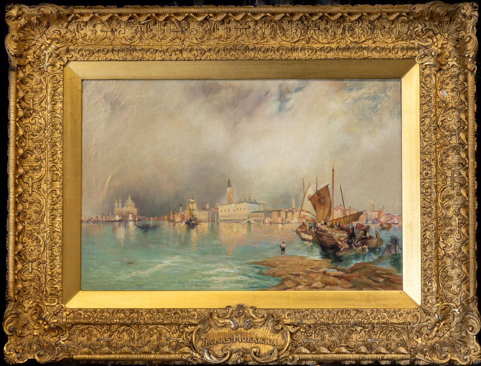 Style of Thomas Moran (American, 1837-1926) View of Venice (1 of 6)